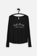 High-Strung Super Nerd Fitted Long Sleeve Tee