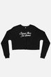 Stronger Than She Knows Fitted Crop Sweatshirt