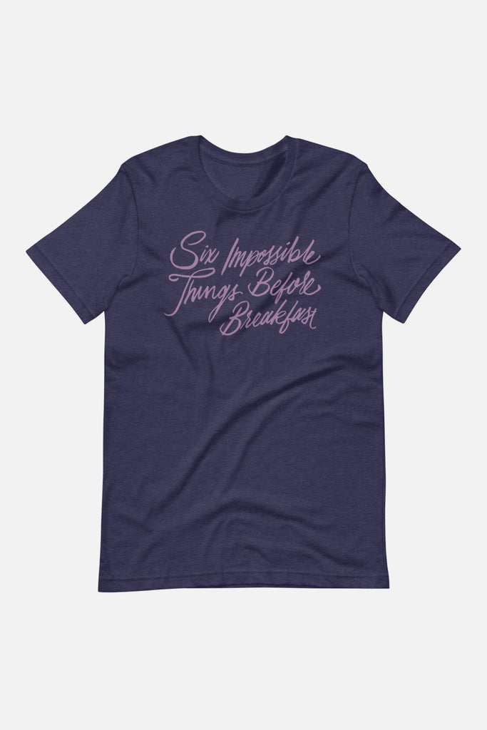 Six Impossible Things Unisex T-Shirt | Alice in Wonderland