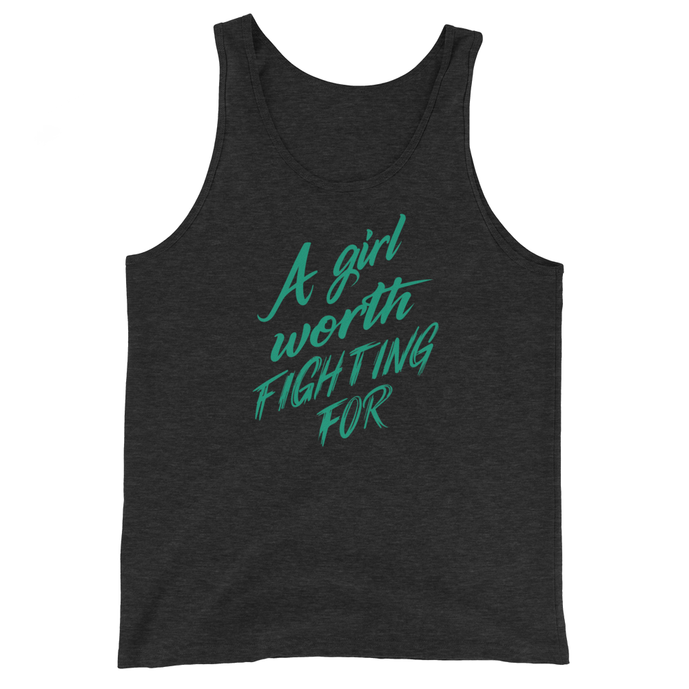 A Girl Worth Fighting For Unisex Tank Top | Patreon Exclusive