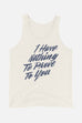 Vers Unisex Tank Top