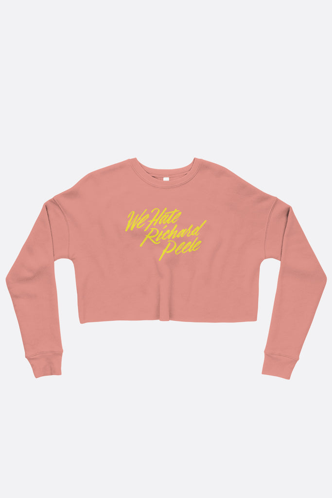 We Hate Richard Peele Crop Sweatshirt | Mackenzi Lee