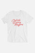 Calmly Eating Muffins Unisex V-Neck T-Shirt | The Importance of Being Earnest