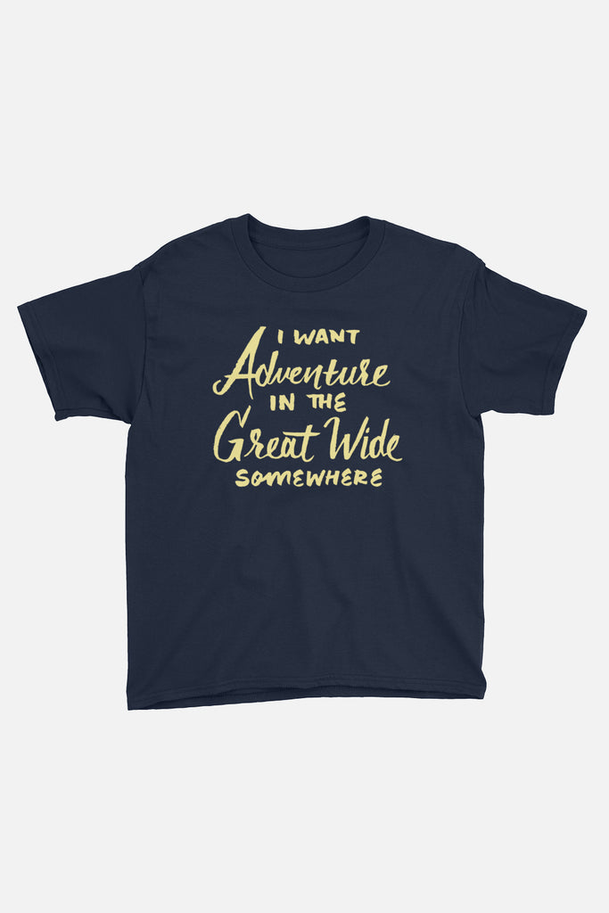 I Want Adventure Kids T-Shirt