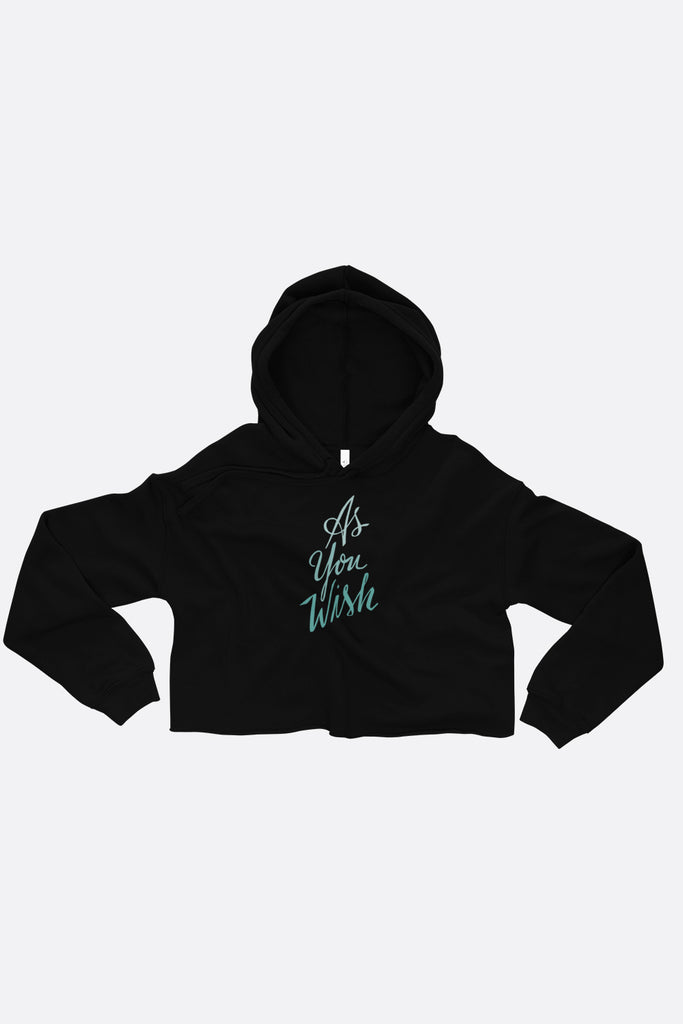 As You Wish Crop Hoodie