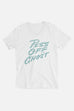 Piss Off Ghost Unisex V-Neck T-Shirt