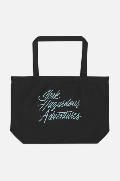 Seek Hazardous Adventures Large Eco Tote