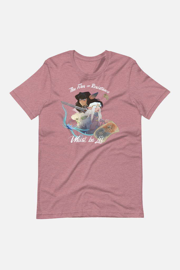 Fires of Resistance Unisex T-Shirt | Butternut Gouache x Jordandene