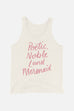 Poetic, Noble Land Mermaid Unisex Tank Top