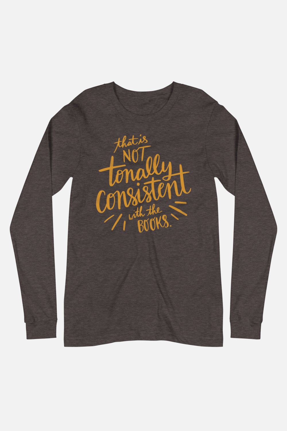 Tonally Consistent Unisex Long Sleeve Tee