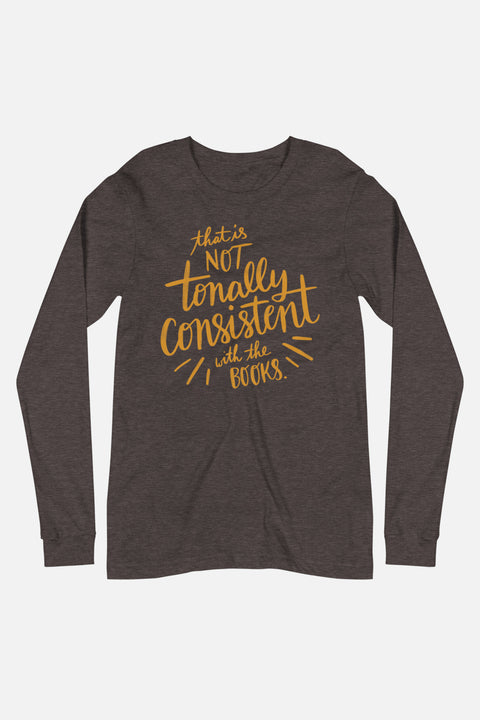 Tonally Consistent Unisex Long Sleeve Tee