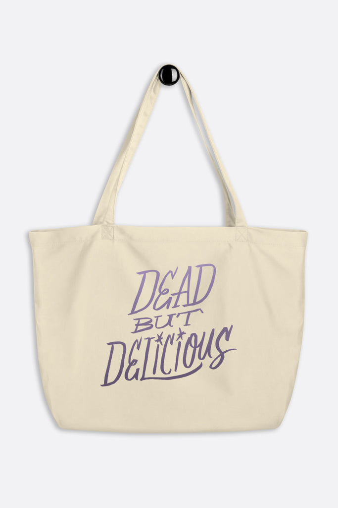 Dead But Delicious Large Eco Tote Bag