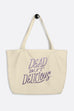 Dead But Delicious Large Eco Tote Bag