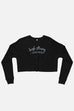High-Strung Super Nerd Fitted Crop Sweatshirt