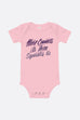 More Connects Us Baby Onesie