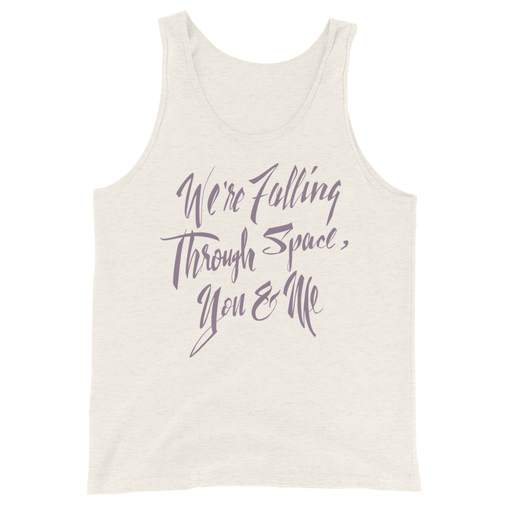 We're Falling Through Space Unisex Tank Top | Patreon Exclusive