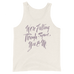 We're Falling Through Space Unisex Tank Top | Patreon Exclusive