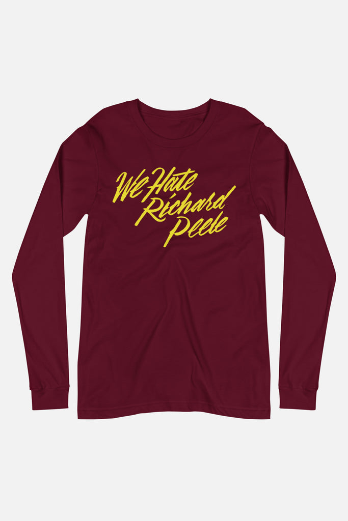 We Hate Richard Peele Unisex Long Sleeve Tee | Mackenzi Lee