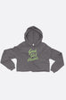 Geek Girl Power Crop Hoodie