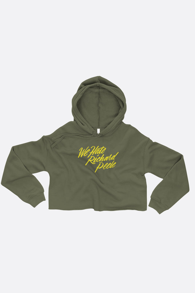 We Hate Richard Peele Crop Hoodie | Mackenzi Lee