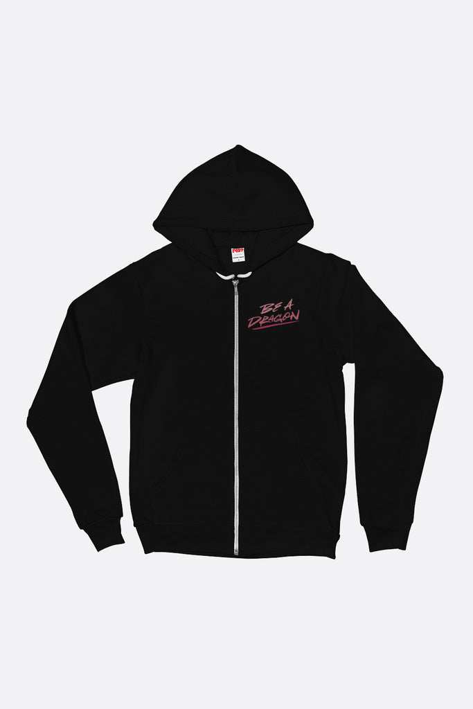 Be A Dragon Zip Up Hoodie