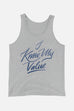 I Know My Value Unisex Tank Top