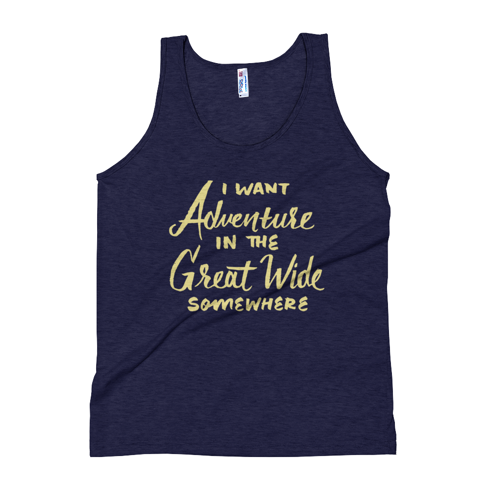 I Want Adventure Unisex Tank Top