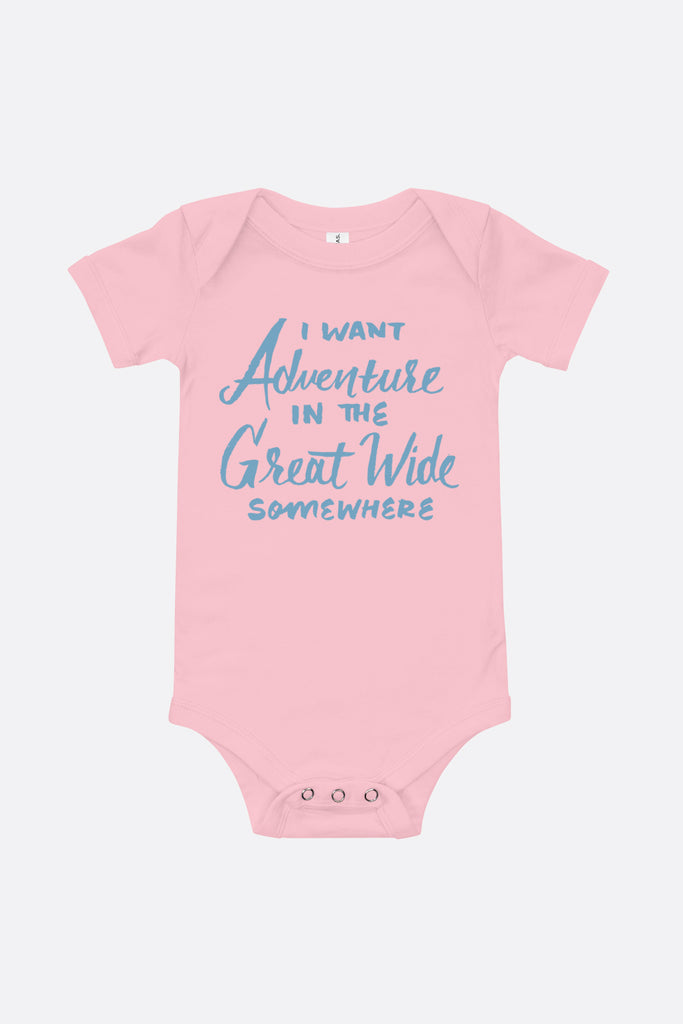 I Want Adventure Baby Onesie