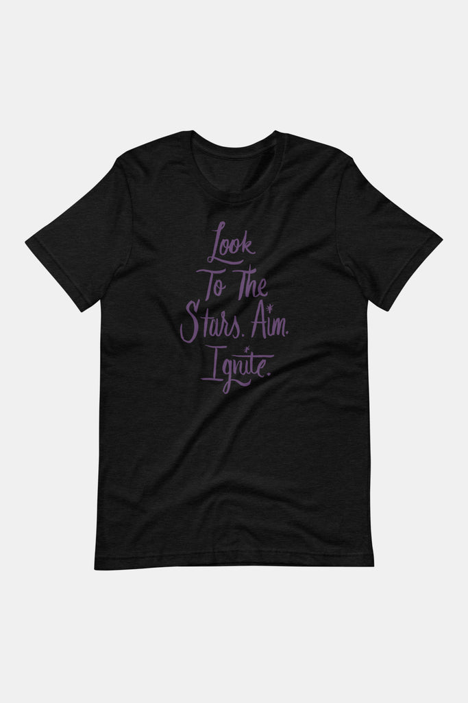 Geekerella Unisex T-Shirt | Look to the Stars. Aim. Ignite.