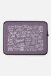 Jordandené Laptop Sleeve | Purple - 13 or 15 inch