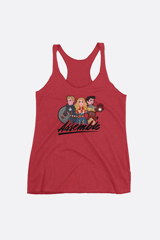 Assemble Women's Racerback Tank  | Butternut Gouache x Jordandene