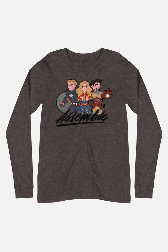 Assemble Unisex Long Sleeve Tee | Butternut Gouache x Jordandene