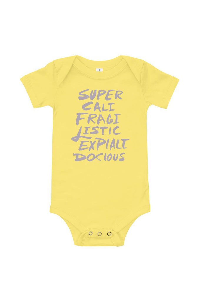 Supercalifragilistic Baby Onesie