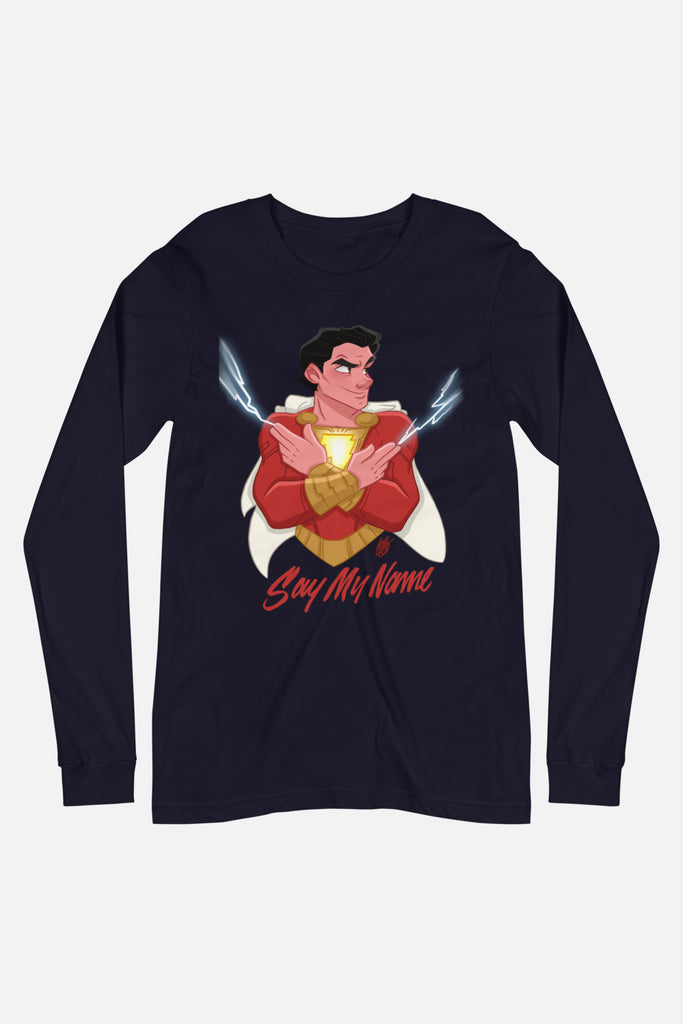 Say My Name Unisex Long Sleeve Tee | Butternut Gouache x Jordandene