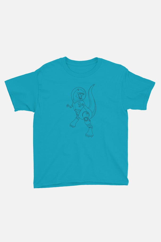 Astronanimal Space Dino Kids T-Shirt