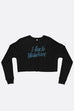 Aim to Misbehave Crop Sweatshirt