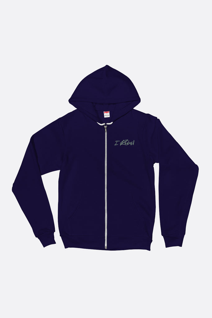 I Rebel Zipper Hoodie
