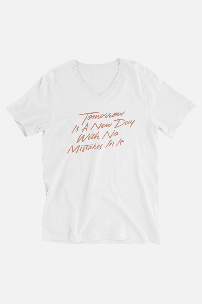 Tomorrow is a New Day Unisex V-Neck T-Shirt | Anne of Green Gables