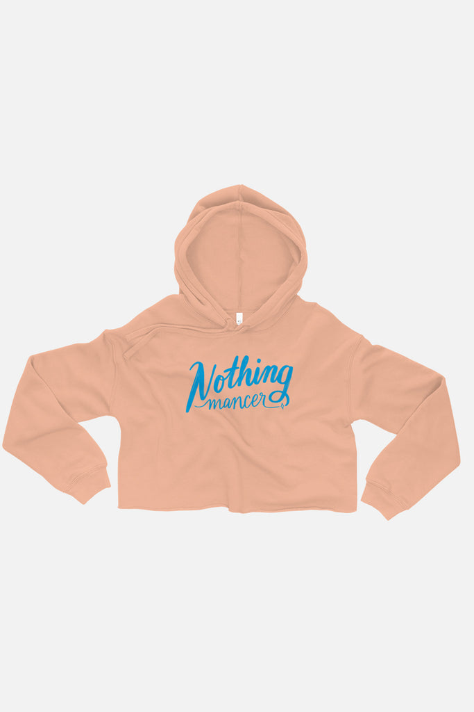 Nothing-mancer Fitted Crop Hoodie