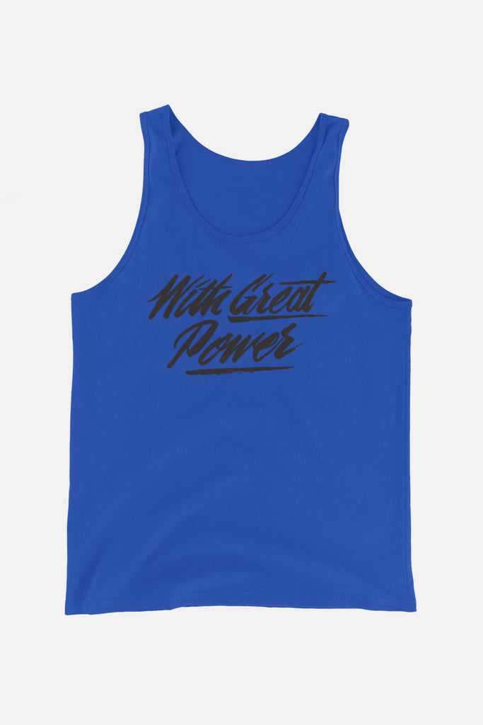 With Great Power Unisex Tank Top