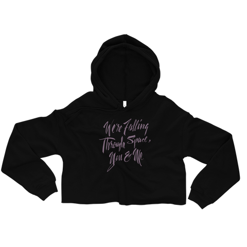 Falling Through Space Crop Hoodie | Patreon Exclusive