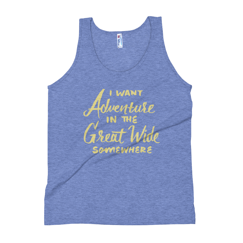 I Want Adventure Unisex Tank Top