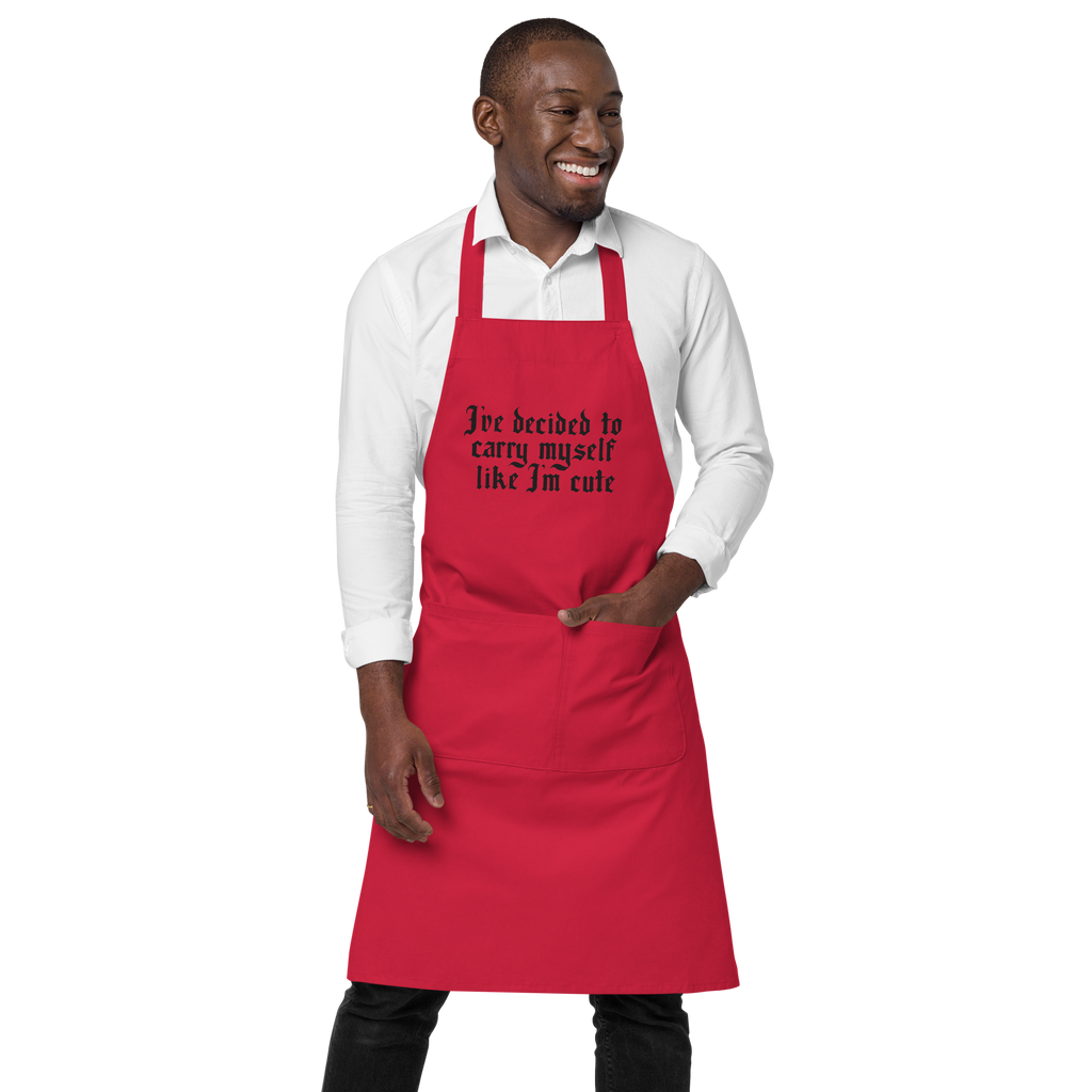 Like I'm Cute Organic Cotton Apron | OFMD