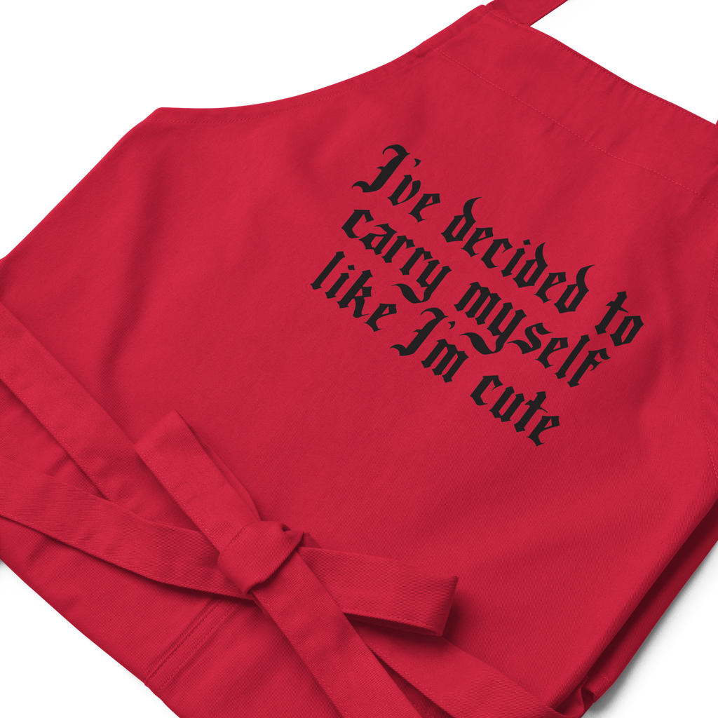 Like I'm Cute Organic Cotton Apron | OFMD