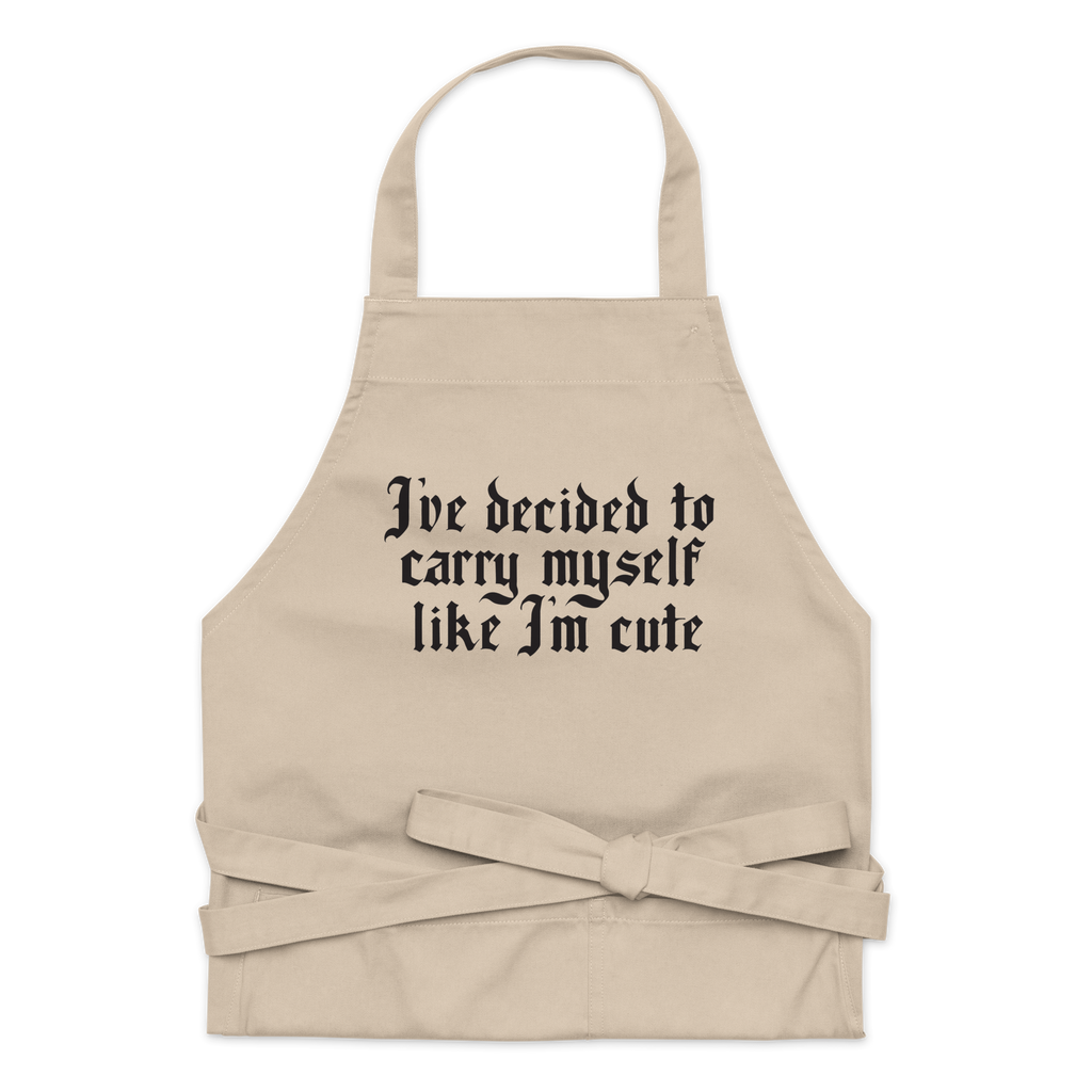 Like I'm Cute Organic Cotton Apron | OFMD