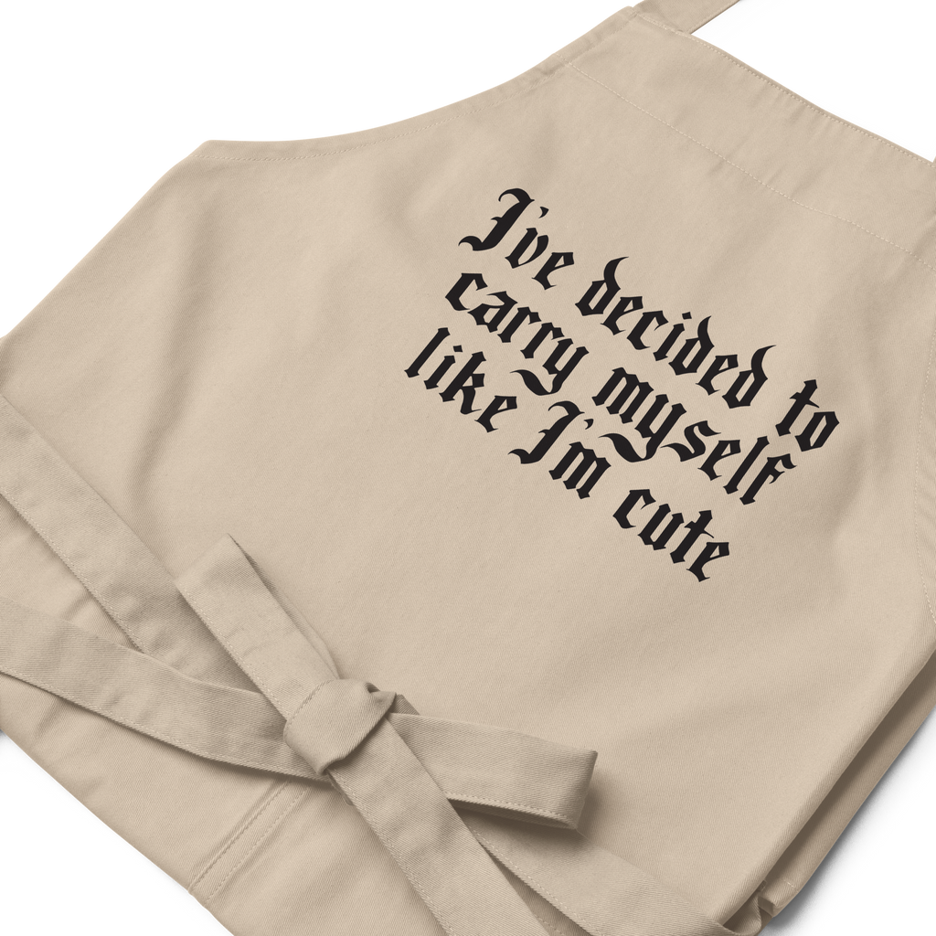 Like I'm Cute Organic Cotton Apron | OFMD