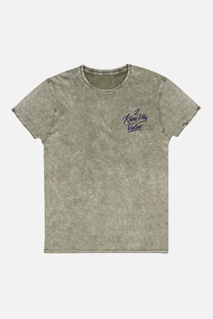 I Know My Value Unisex Denim T-Shirt