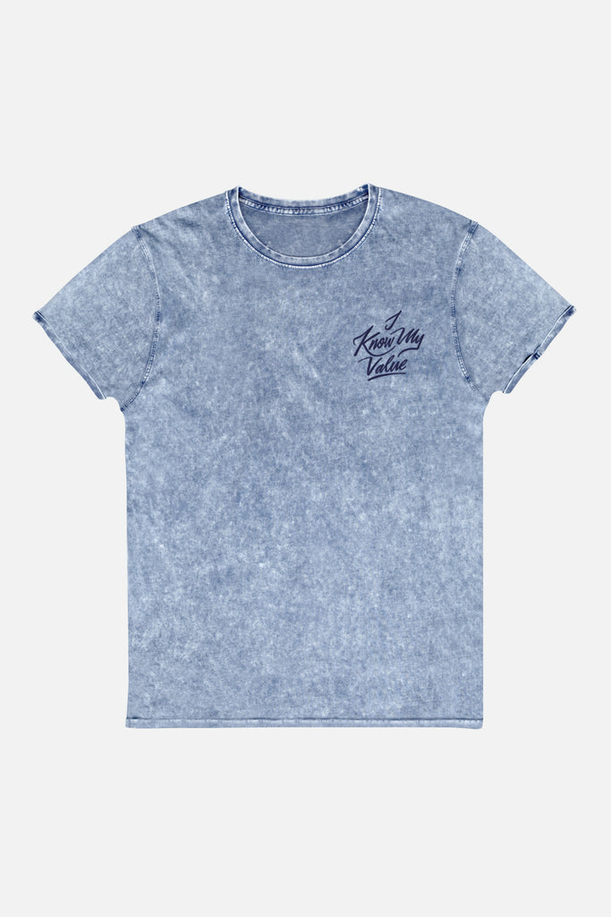 I Know My Value Unisex Denim T-Shirt