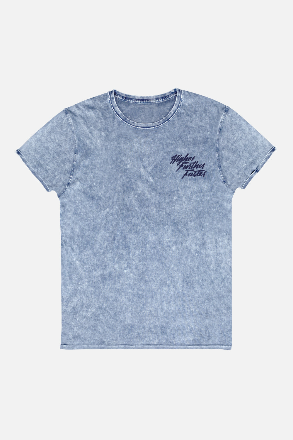 Higher Further Faster Unisex Denim T-Shirt