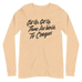 Get Up Unisex Long Sleeve Tee